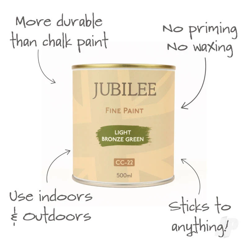 Jubilee Maker Paint - Light Bronze Green (500ml) GLDJ105019 - Image 2