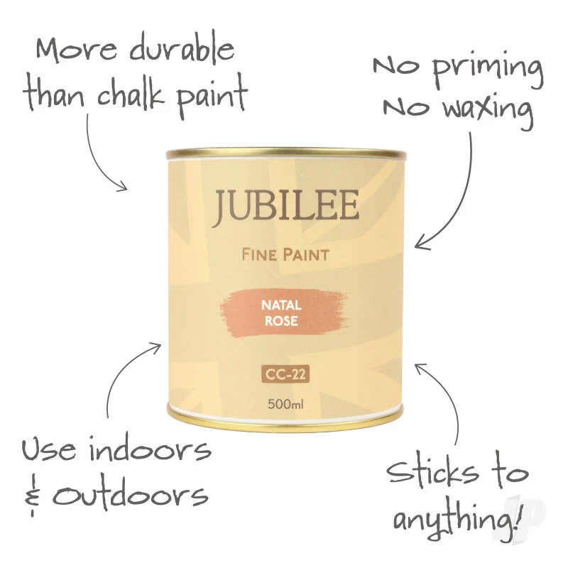 Jubilee Maker Paint - Natal Rose (500ml) GLDJ105011 - Image 2