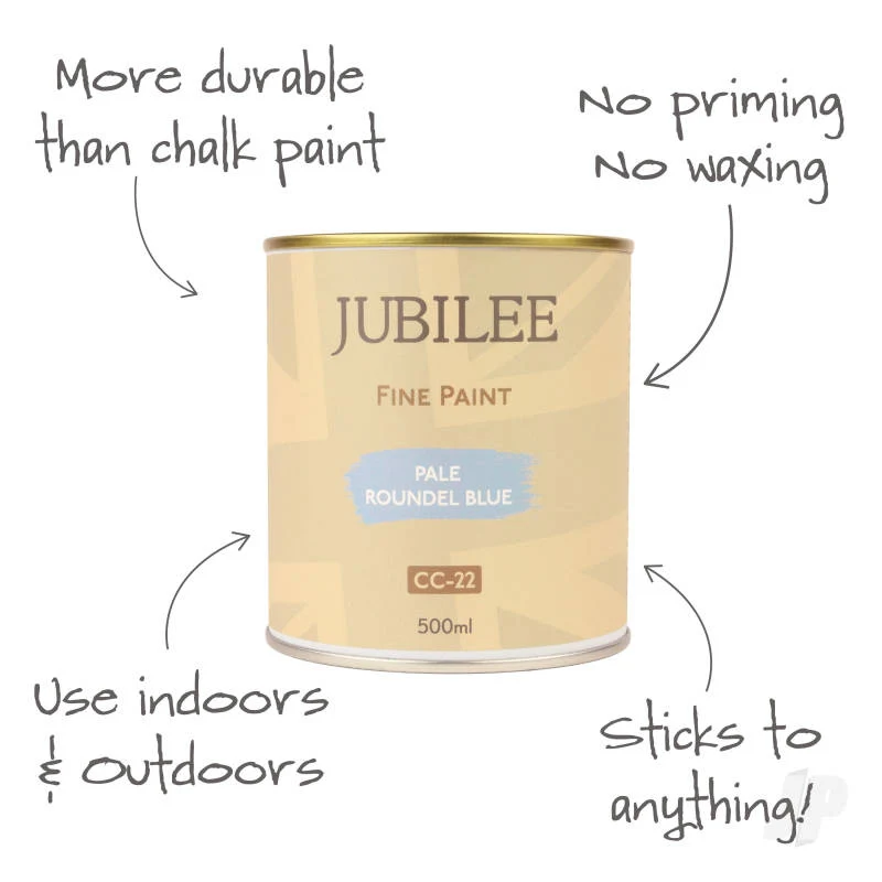 Jubilee Maker Paint - Pale Roundel Blue (500ml) GLDJ105025 - Image 2