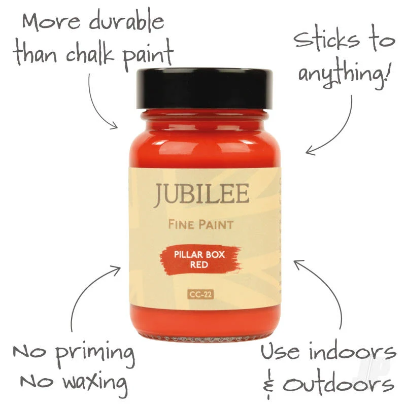 Jubilee Maker Paint - Pillar Box Red (60ml) GLDJ101008 - Image 2