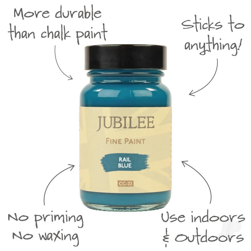 Jubilee Maker Paint - Rail Blue (60ml) GLDJ101026 - Image 2