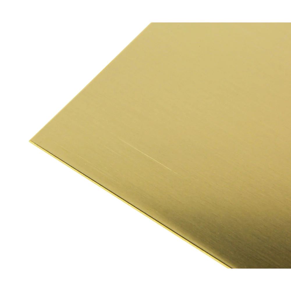 K&S .016in 6x12in Brass Sheet 16404