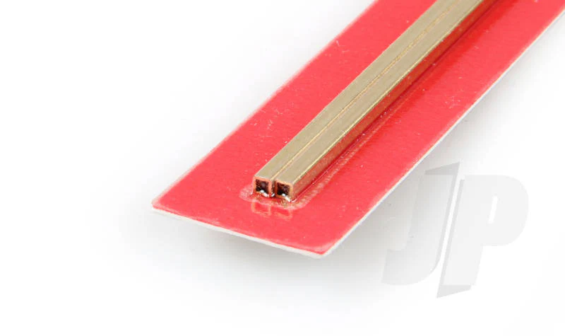 K&S 3/32 x .014 Square Brass Tube 12" (2 Pack) 150 KNS8150
