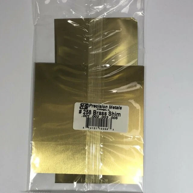 K&S Assorted Brass Shims 8258