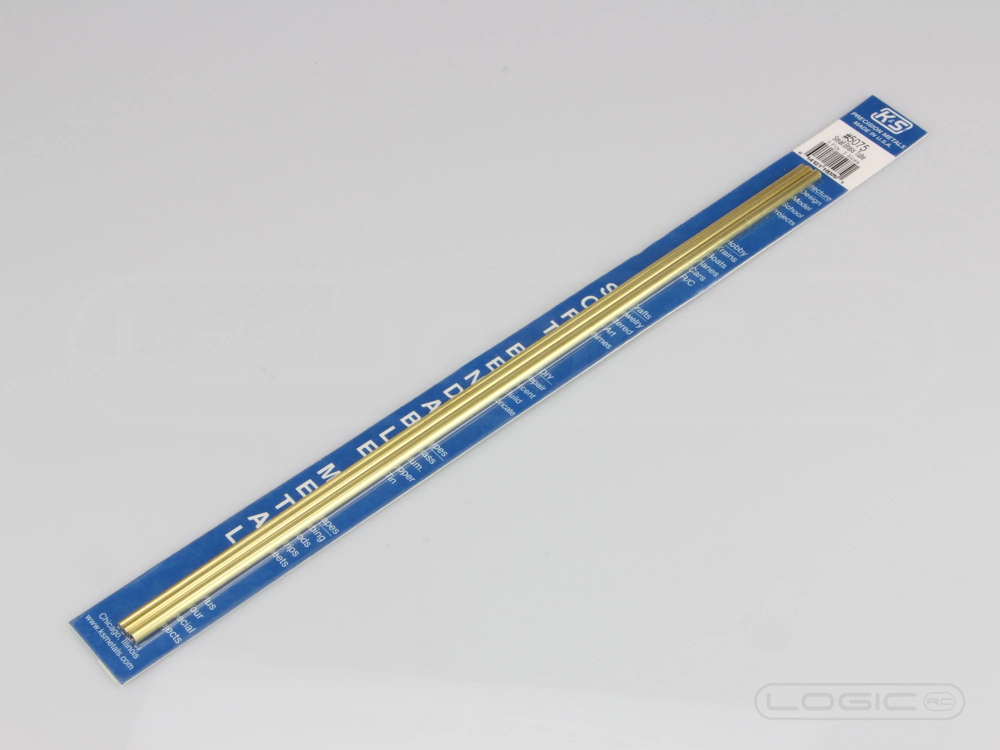 K&S Bendable Brass Tube 12" Pk3 3/32, 1/8, 5/32 KNS5075