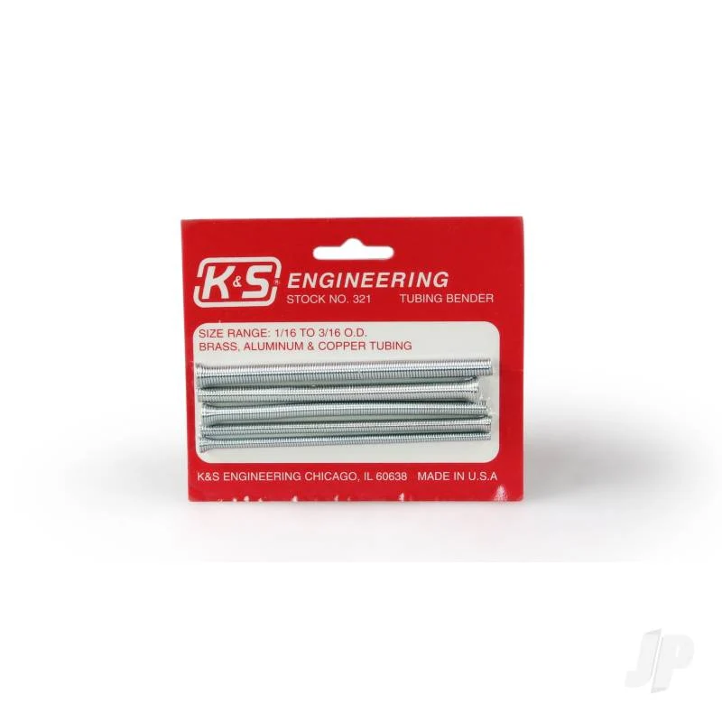 K&S Tubing Bender Spring Kit Brass, Aluminium, Copper Tubing (KNS321)