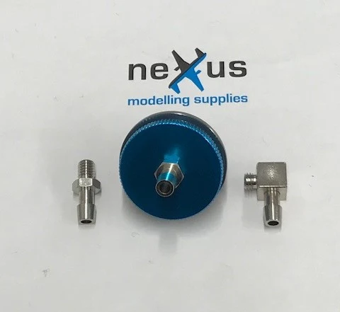 Kevlar Tank Fittings Hardware Set Blue from T-One Models - Image 2