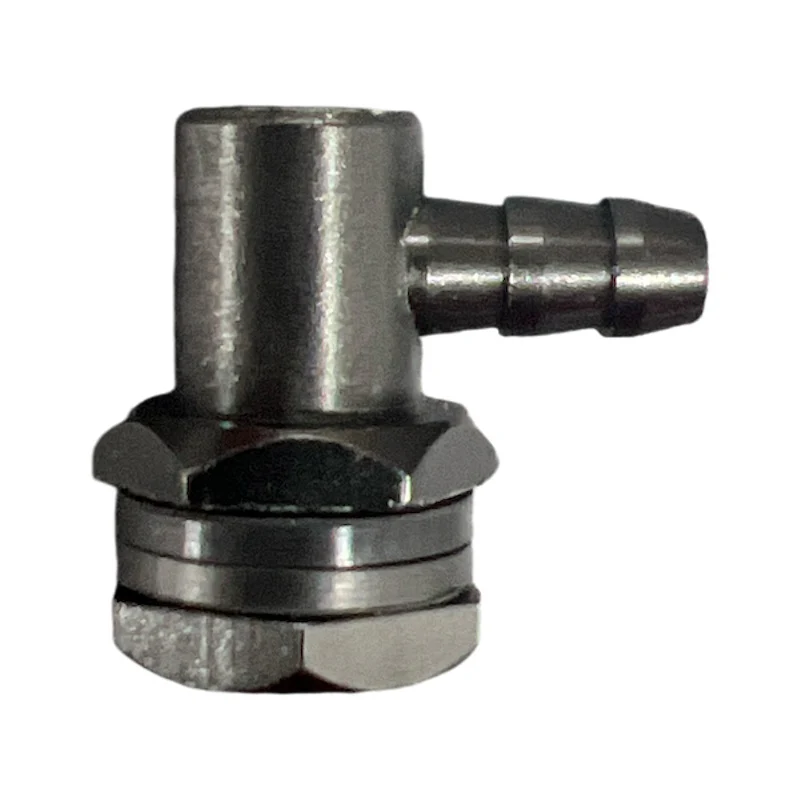 KUZA L-Connector for Tanks (AIR) with an Inner Diameter of 3mm Black KAG02469
