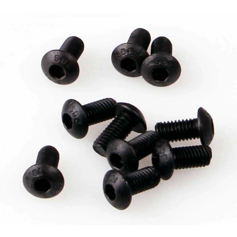 KUZA Servo Screws For JR 23T / Futaba 25T 3x6mm For Metal Servo Gears 10pcs.