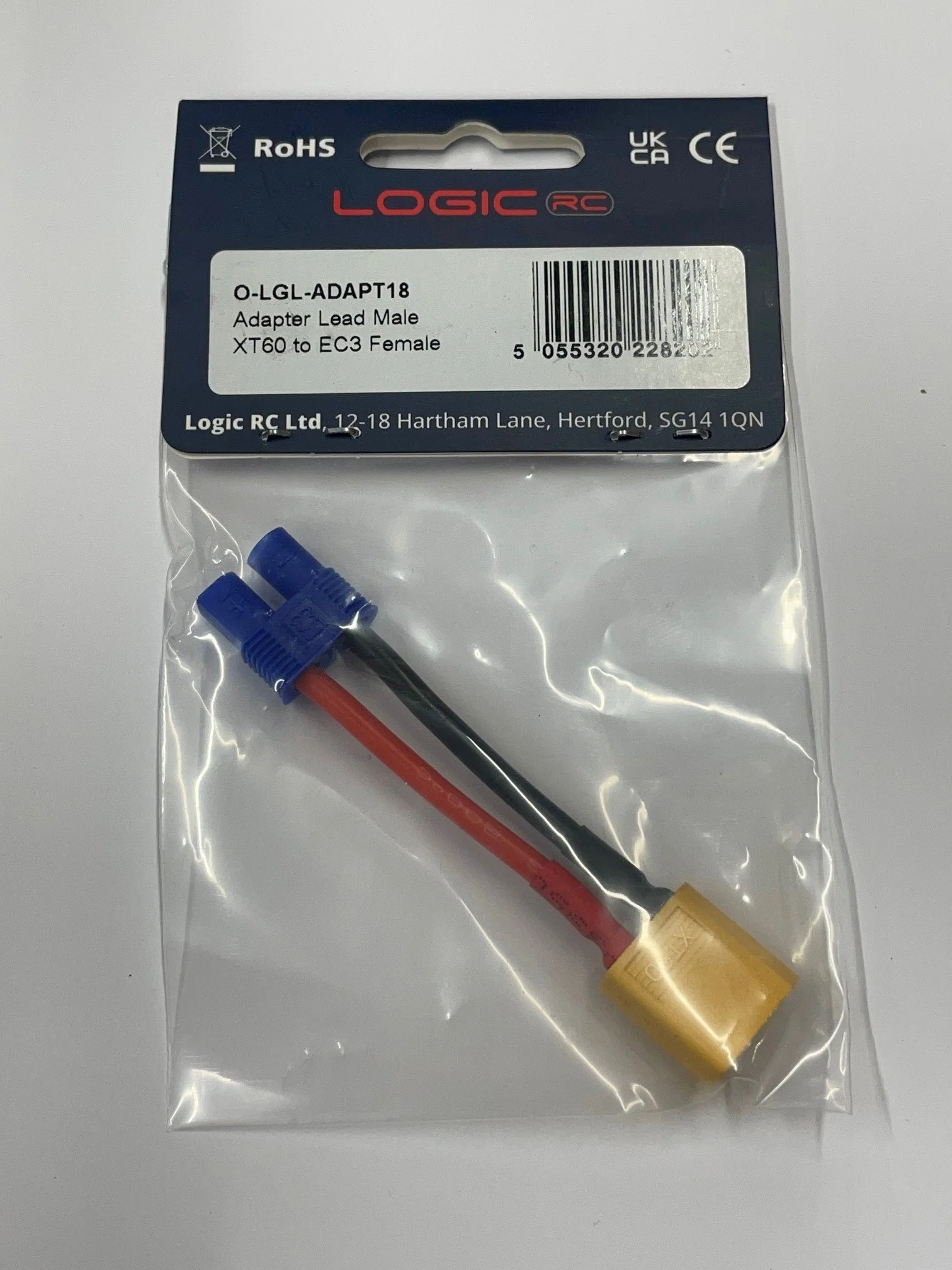 Logic RC Male XT60 to EC3 Female Adapter Lead O-LGL-ADAPT18