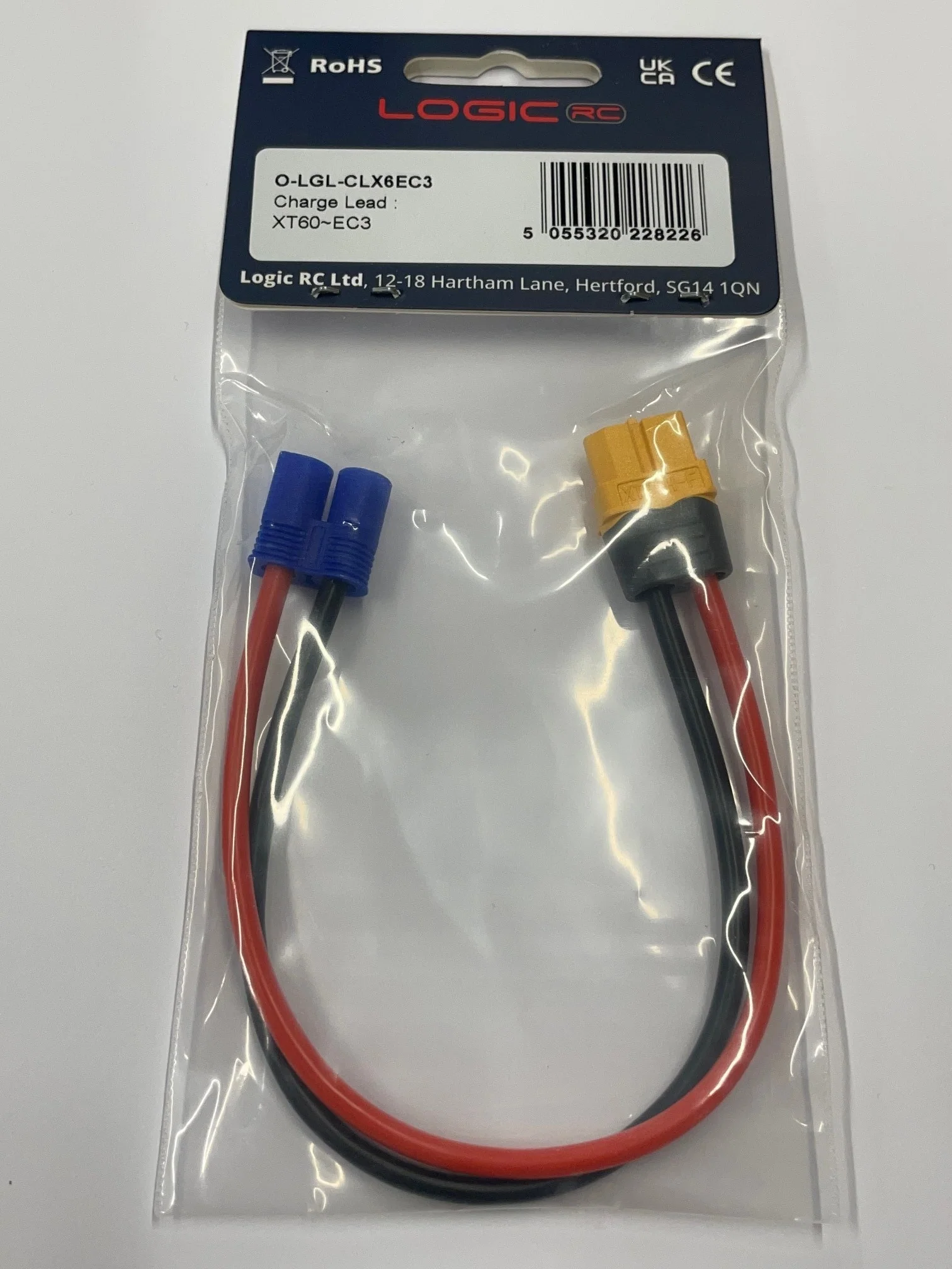 Logic RC Charge Lead : XT60 - EC3 O-LGL-CLX6EC3