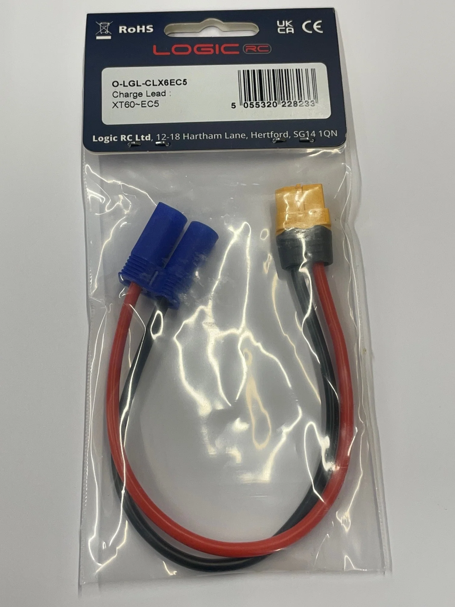 Logic RC Charge Lead : XT60 - EC5 O-LGL-CLX6EC5