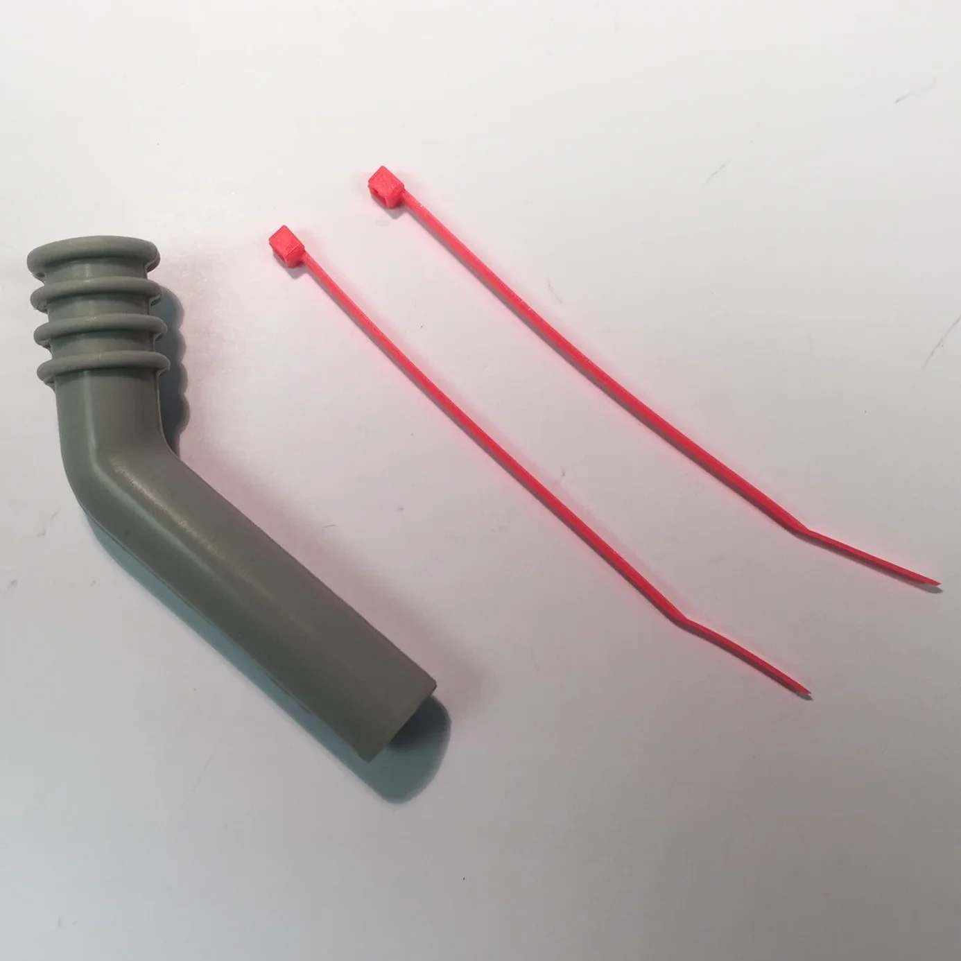 Logic Silicone Exhaust Deflector 7mm 45 Deg LST06