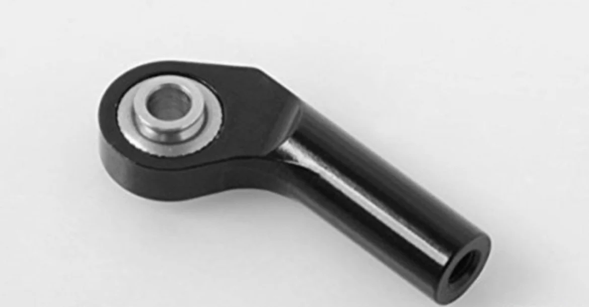 M3 Extended Offset Long Aluminum Rod Ends BLACK with 3mm Bolt Hole NEX1701 (Sold as Singles)
