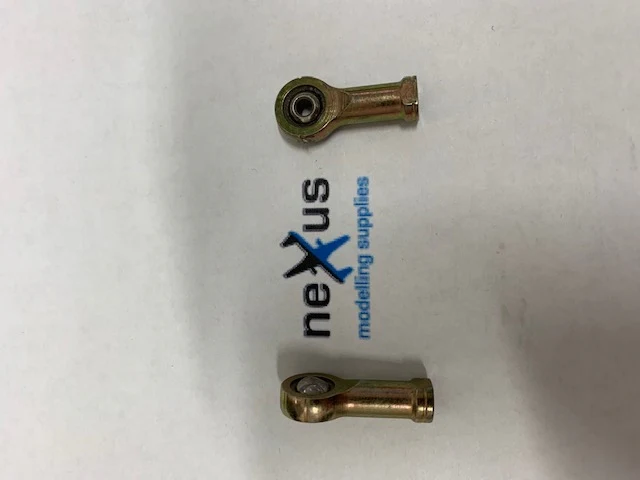 M3 Heavy Duty Swivel Connection LH Thread to Suit a M3 Push Rod and 3mm Bolt - Image 2