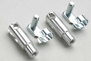 M4 Aluminium Heavy Duty Clevis with 3mm Pin Safety Clip (Single Item)