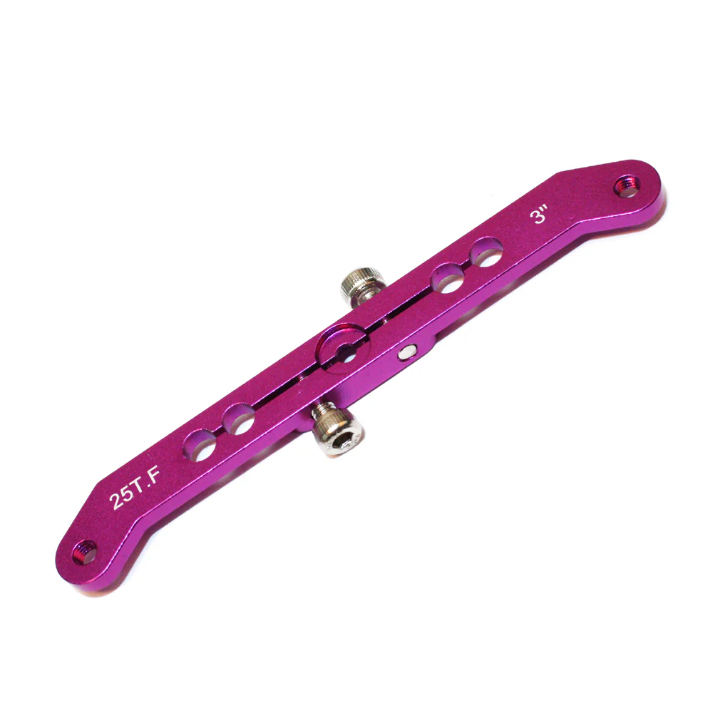 MacGregor Futaba Offset Double Servo Arm 3in M3 Purple ACC0025