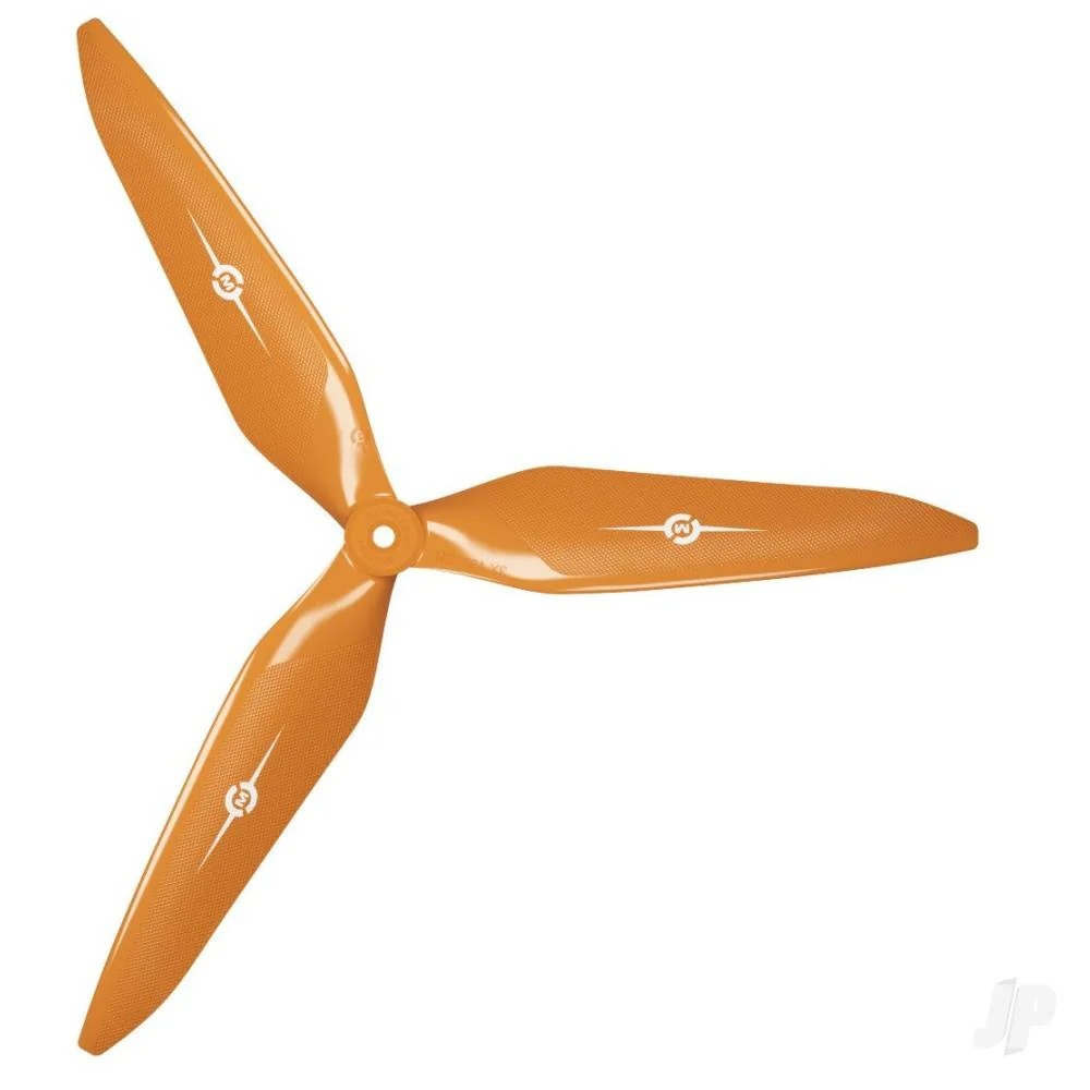 Master Airscrew 13x12" 3X Power X-Class Giant Racing Drone Propeller (CW) - Orange