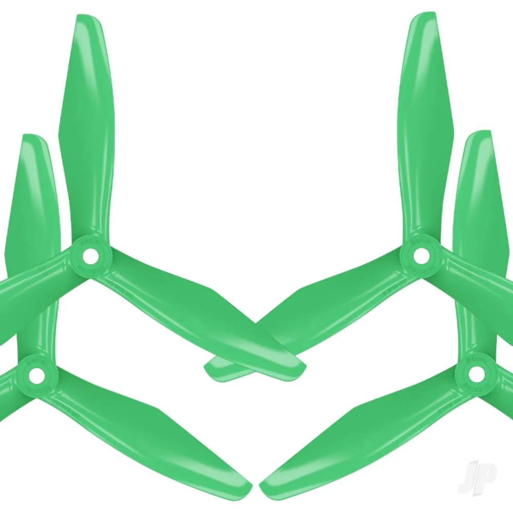 Master Airscrew 5x4.5" RS 3-Blade FPV Propeller Set (x4) - Green