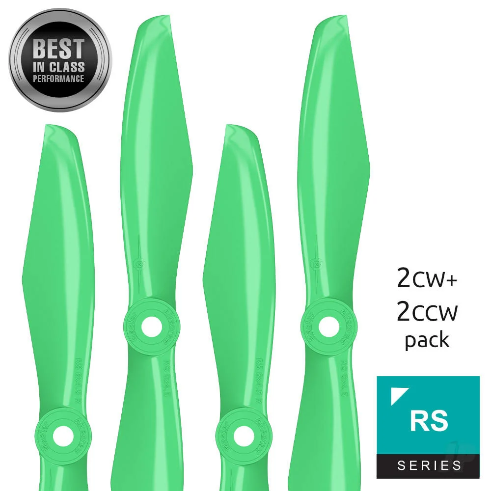 Master Airscrew 6x4.5" RS-FPV Racing Propeller Set (x4) - Green