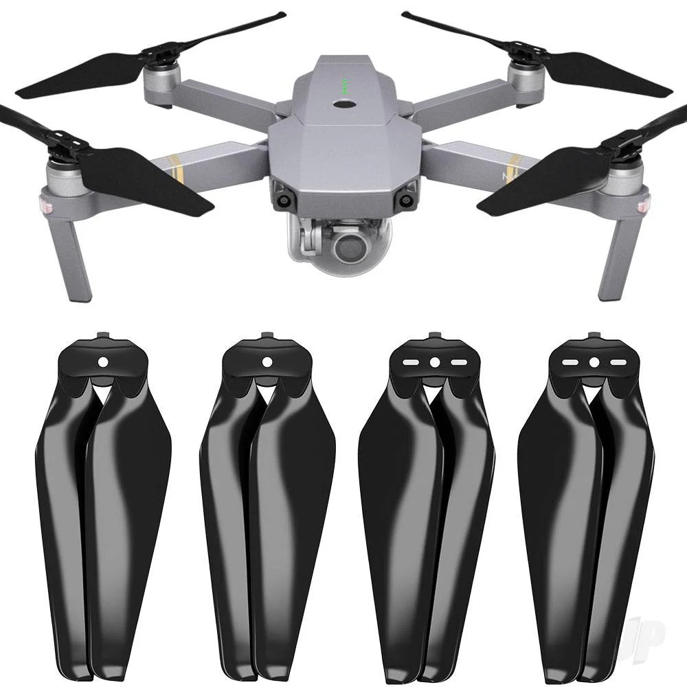 Master Airscrew 8.3x4.4" MR MC Propeller F Set for DJI MAVIC (x4) - Black