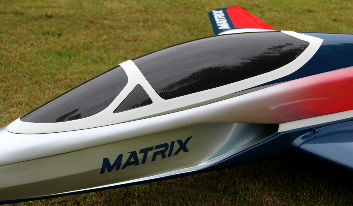 Pilot-RC MATRIX JET 1.8M w/RETRACTS RED/SILVER PIL785 - Image 12