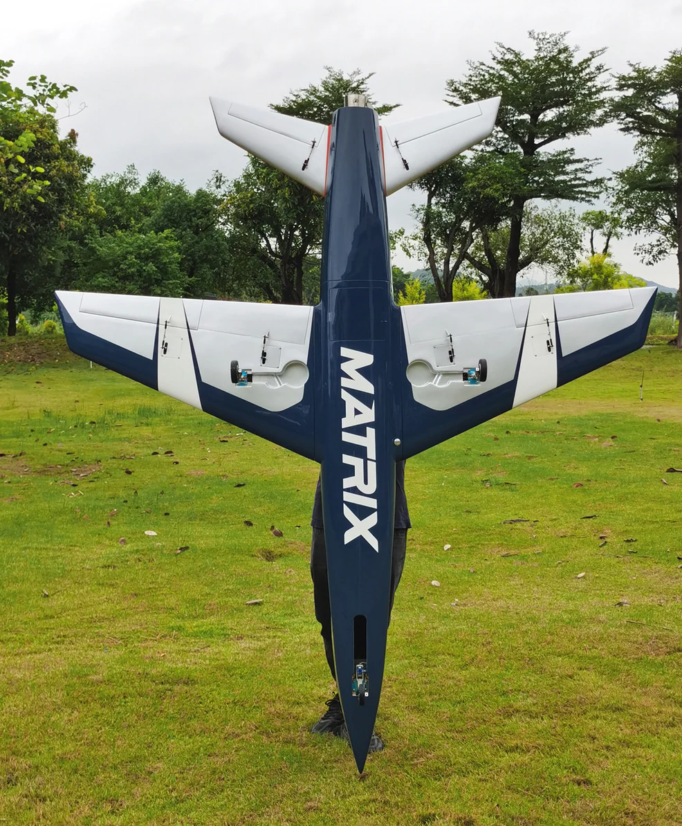 Pilot-RC MATRIX JET 1.8M w/RETRACTS RED/SILVER PIL785 - Image 18