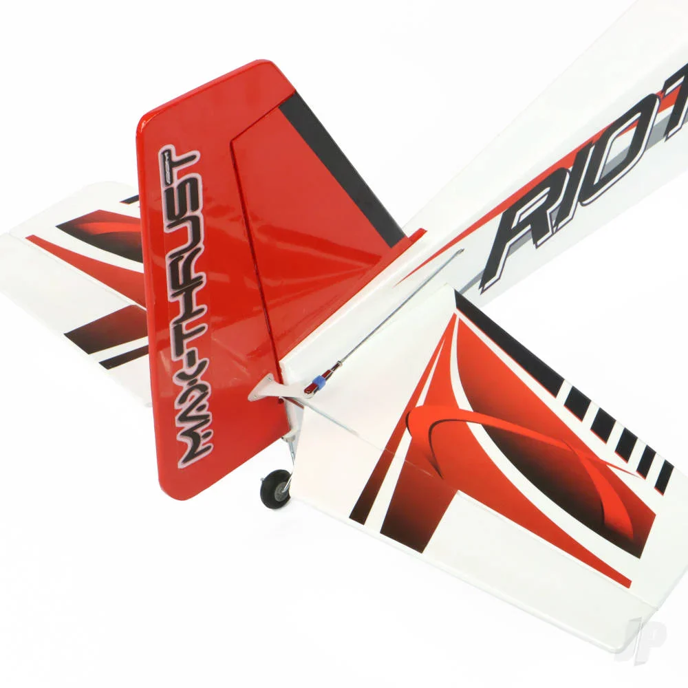 Max-Thrust Riot, Balsa Pro-Built (7.5-8.5cc / 4s) 1.38m / 54in, Red MAXB-RIOT-R - Image 7
