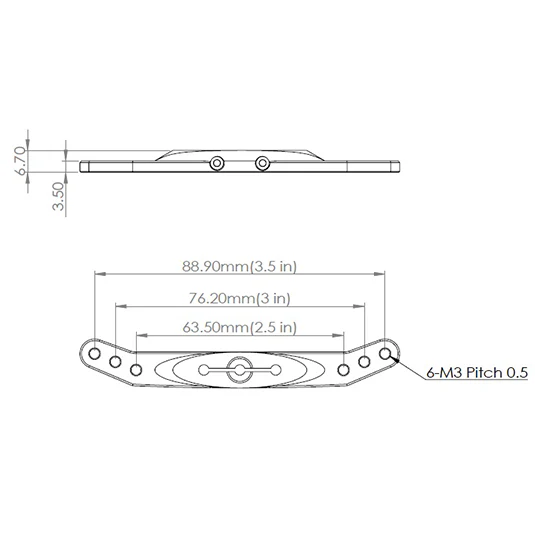 MKS Metal Double Offset Horn Package (L: 2.5/3/3.5 in, M2.5) For HBL960-990, 665/669, HV777/A+, DS9910, HV9930, HV1220 - Image 2