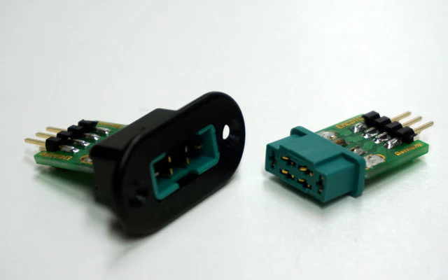 6 Pin MPX Connector with pin strip, plug & socket from Emcotec A85400 - Image 2