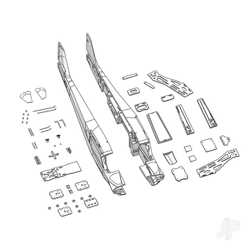 Multiplex FunCub XL Fuselage Set MPX224430