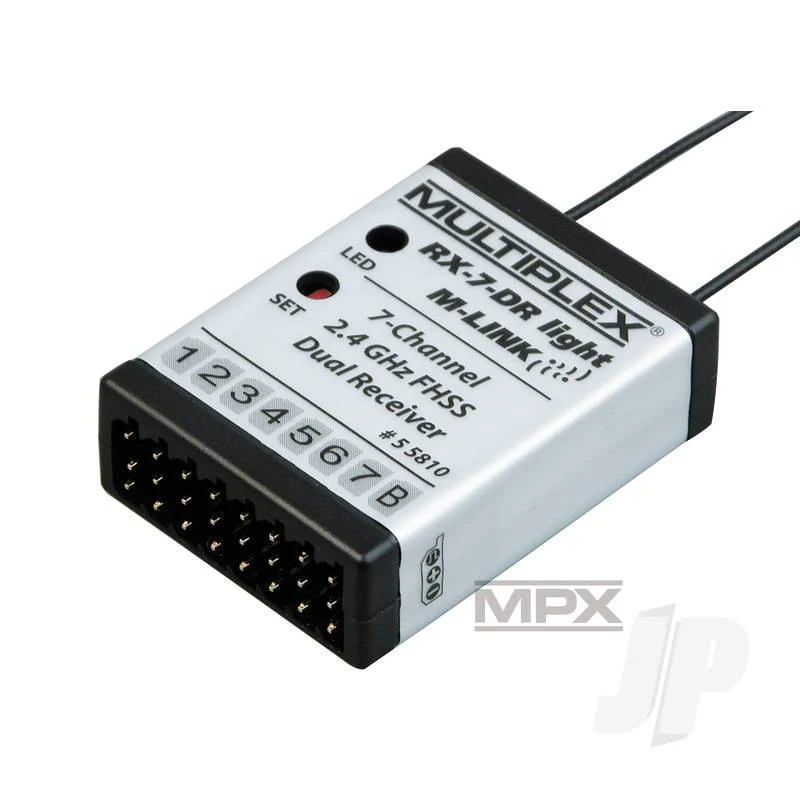 Multiplex Receiver RX-7-DR Light M-LINK 2.4GHz 55810 2555810