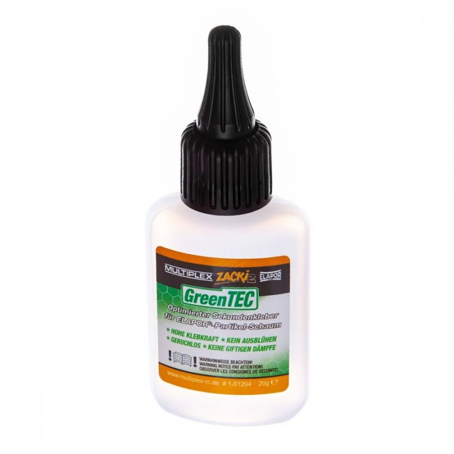 Multiplex Zacki2 GreenTEC Elapor Cyano 20g Thin 1-01294
