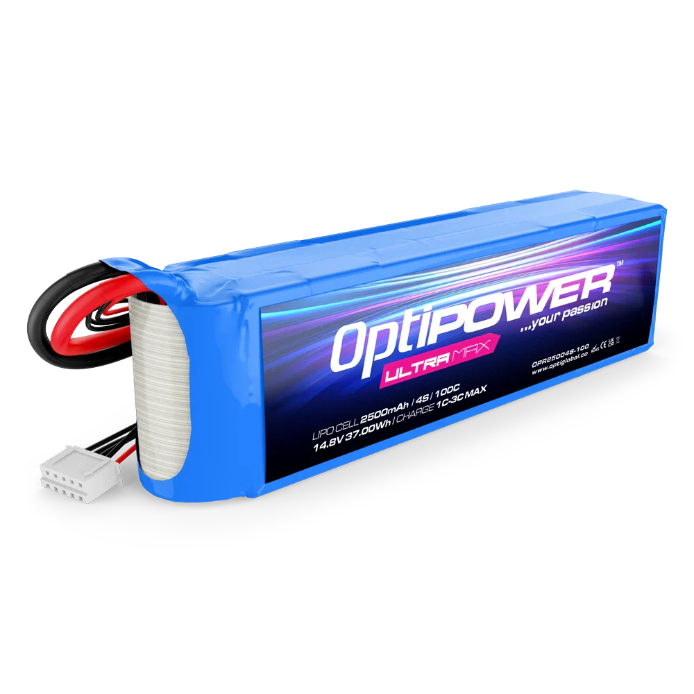 Optipower Ultra Max LiPo Battery 2500mAh 4S 100C OPR25004S-100