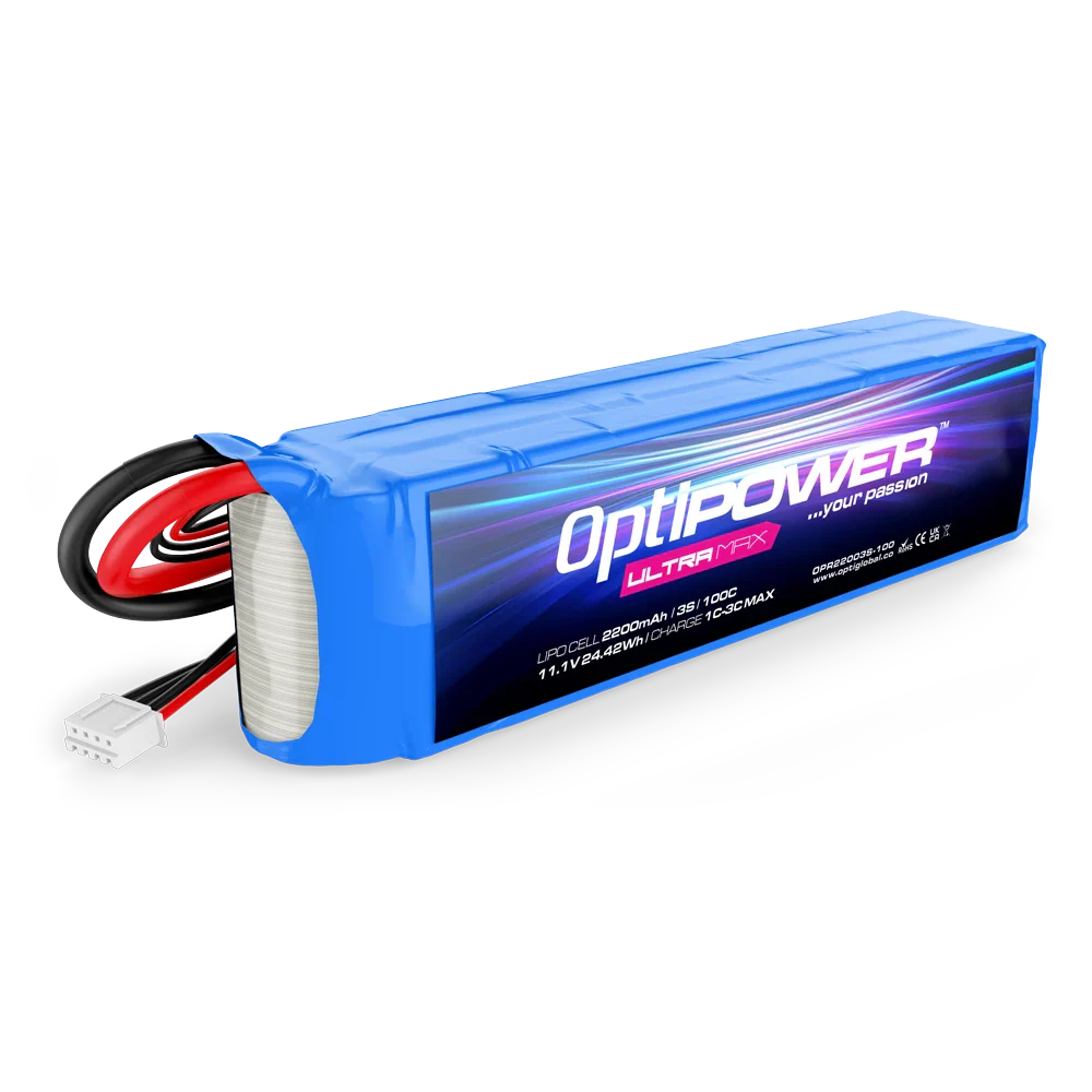 Optipower Ultra Max LiPo Battery 2200mAh 3S 100C OPR22003S-100
