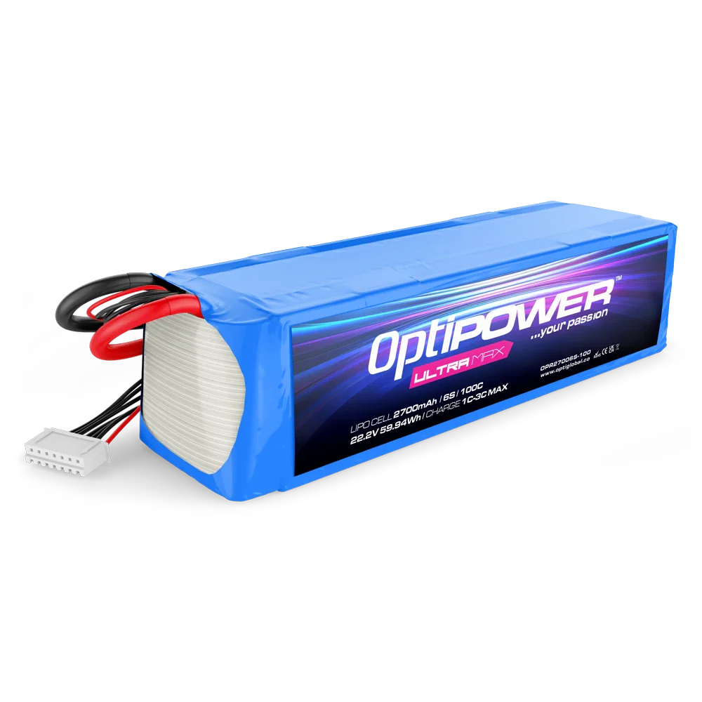 Optipower Ultra Max LiPo Battery 2700mAh 6S 100C OPR27006S-100