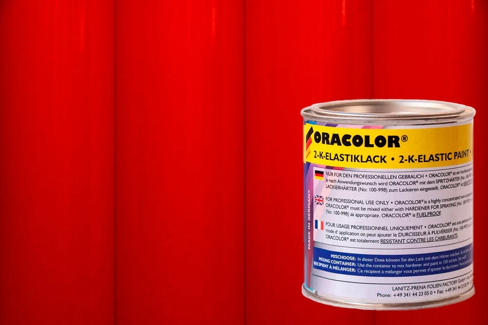 ORACOLOR for ORACOVER 2-K-Elastic Varnish Fluorescent Red Paint (160ml) from Oracover 121-021