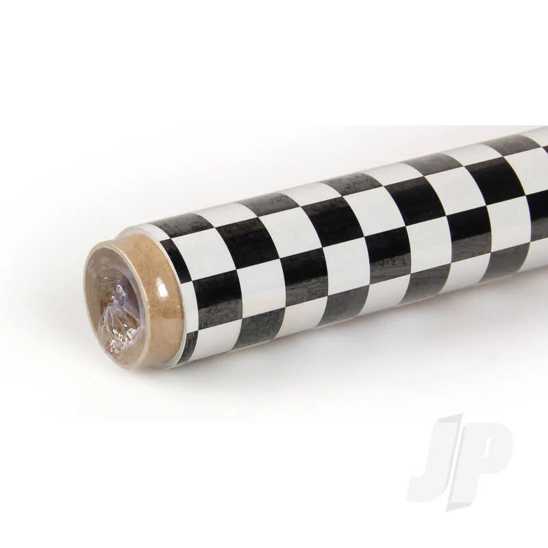 Oracover 2m Oracover Fun-4 Small Chequered White/Black 5523774