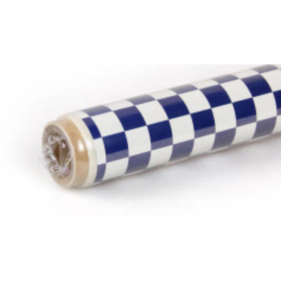 Oracover 2m Oracover Fun-4 Small Chequered White/Dark Blue 5523773 - Image 2