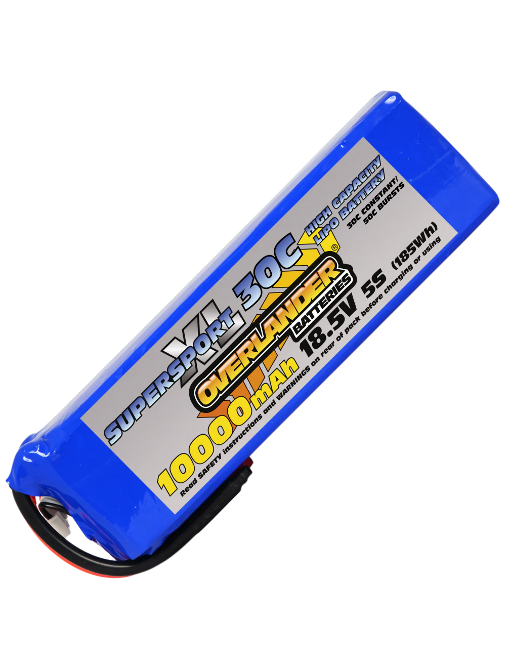 Overlander 10000mAh 18.5V 5S 30C SupersportXL LiPo Battery 3407