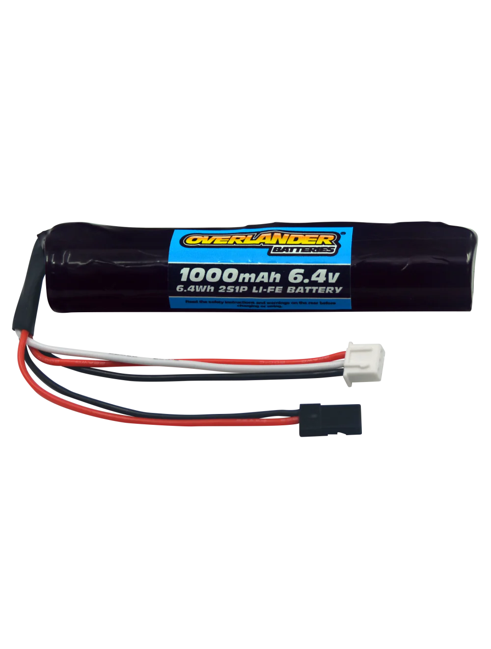 Overlander 1000mAh 6.4V 2S Config 3 Li-Fe PO4 Battery 3430