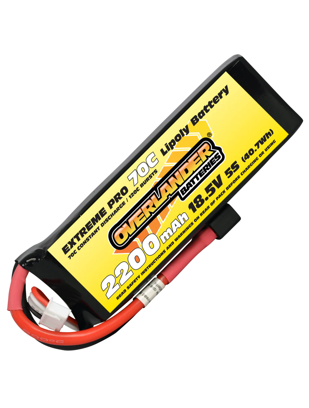 Overlander 2200mAh 18.5V 5S 80C Extreme Pro LiPo Battery 2670