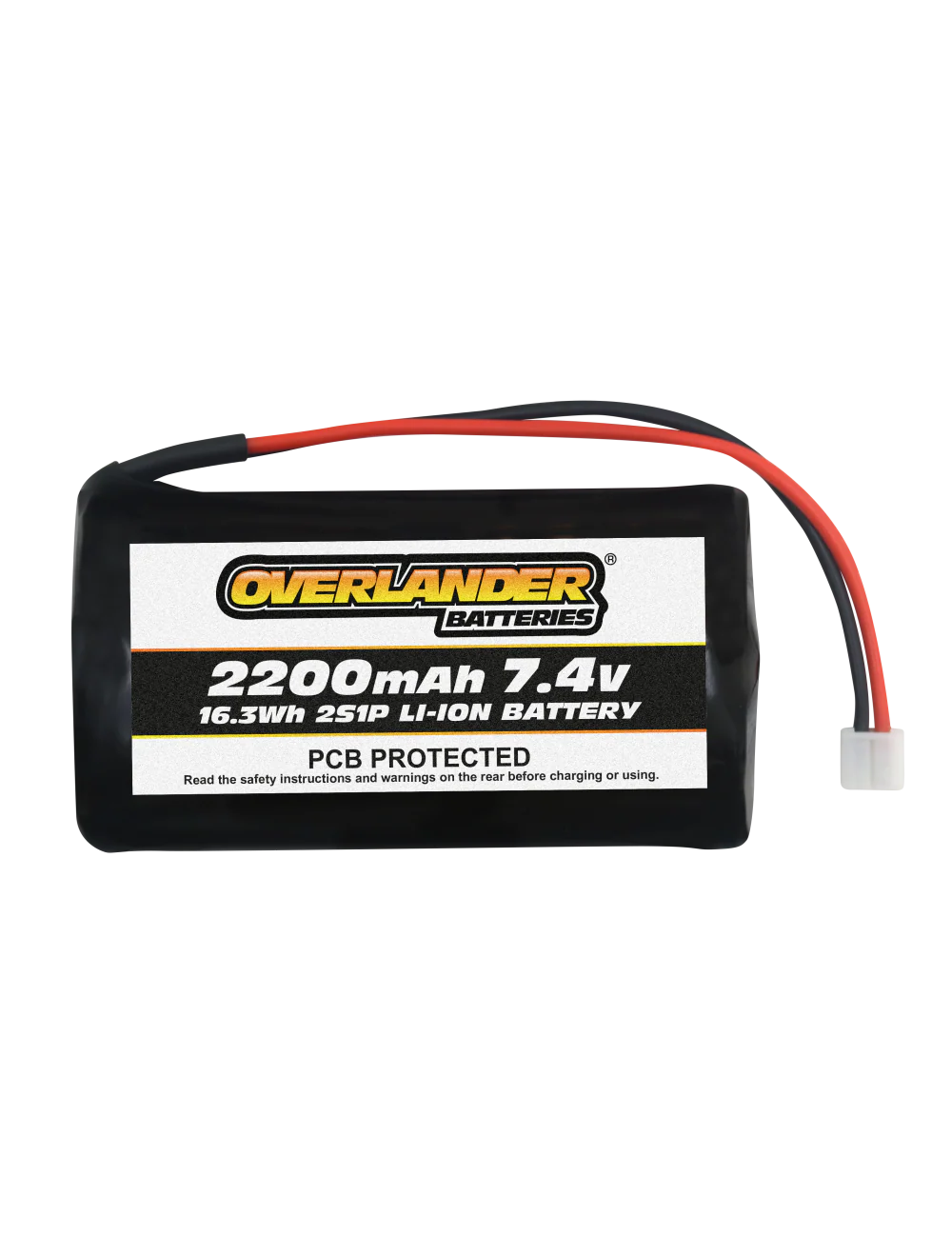 Overlander 2200mAh 7.4V 2S Config 2 Li-Ion Battery with PCB 3452
