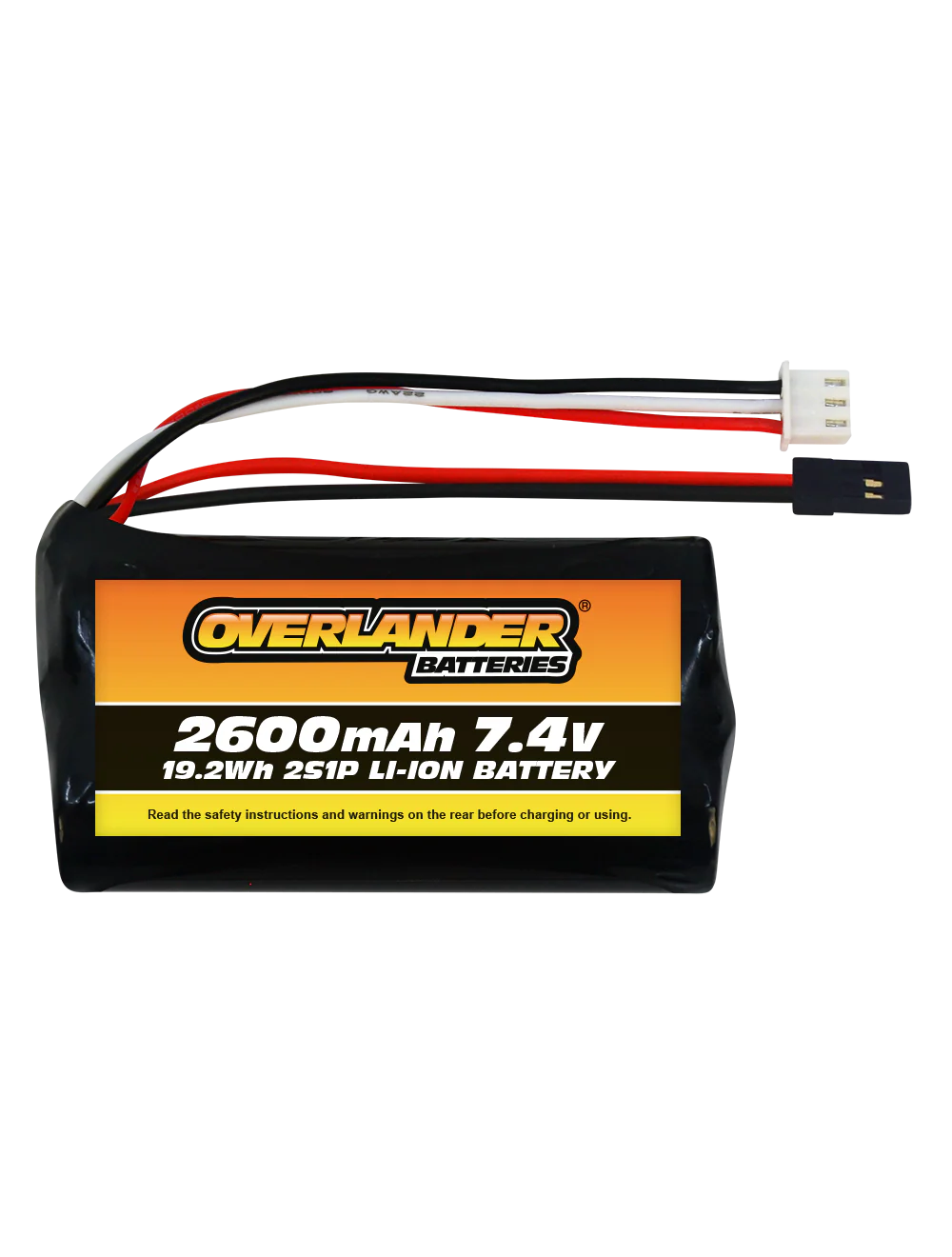 Overlander 2600mAh 7.4V 2S Config 2 Li-Ion Battery 3412