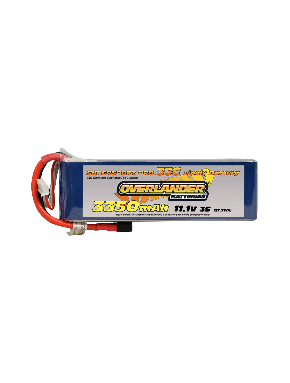 Overlander 3350mAh 11.1V 3S 35C Supersport Pro LiPo Battery - XT90 Connector 2570