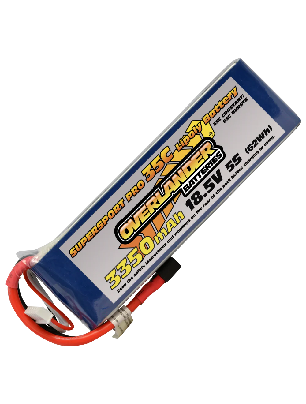 Overlander 3350mAh 18.5V 5S 35C Supersport Pro LiPo Battery - EC3 Connector 3123