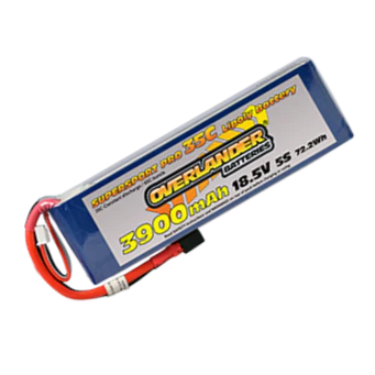 Overlander 3900mAh 18.5V 5S 35C Supersport Pro LiPo Battery 3191 - Image 2