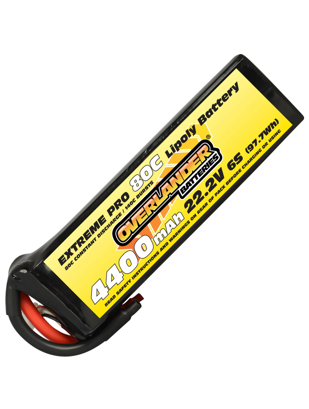 Overlander 4400mAh 22.2V 6S 80C Extreme Pro LiPo Battery - EC5 Connector 2218