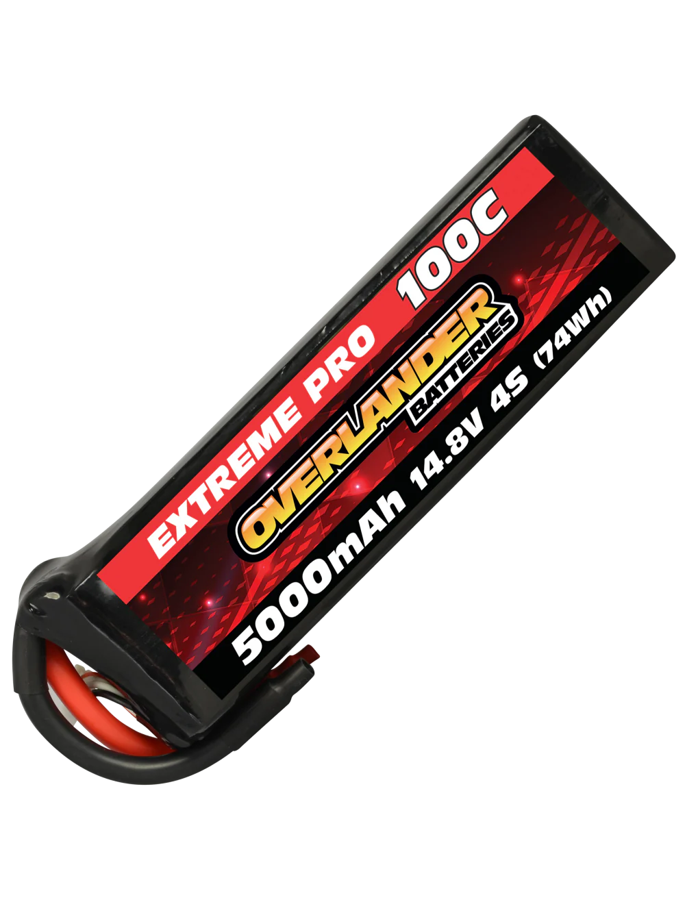 Overlander 5000mAh 14.8V 4S 100C Extreme Pro LiPo Battery - XT90 Anti Spark Connector 3363