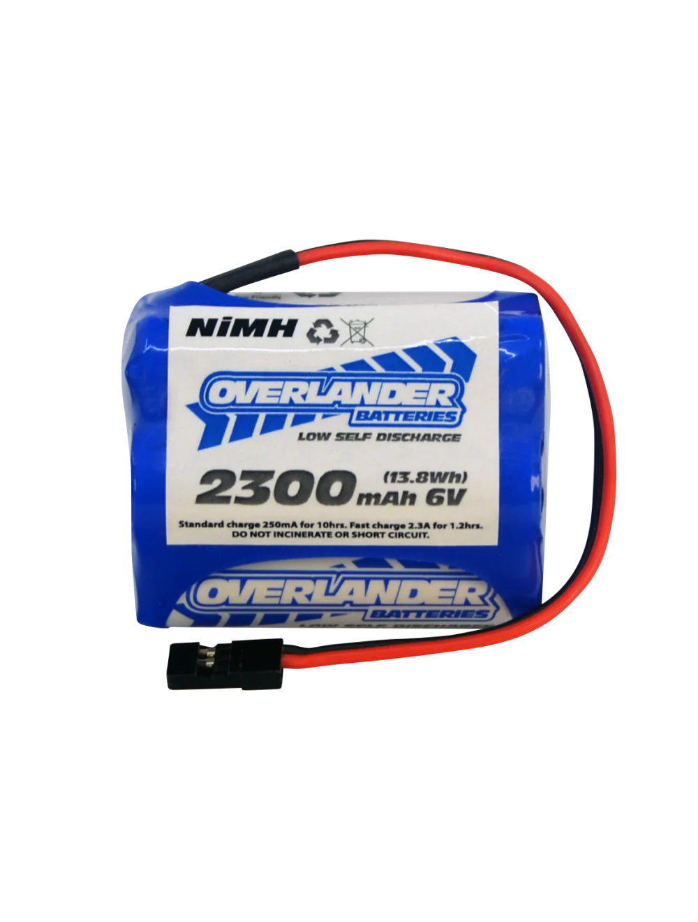 Overlander LSD AA 2300mAh 6v Hump NiMh Battery 3434